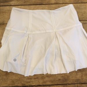 Lululemon RARE Lost In Pace White Skirt size 6